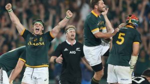 Rugby Championship: South Africa beat New Zealand in thriller